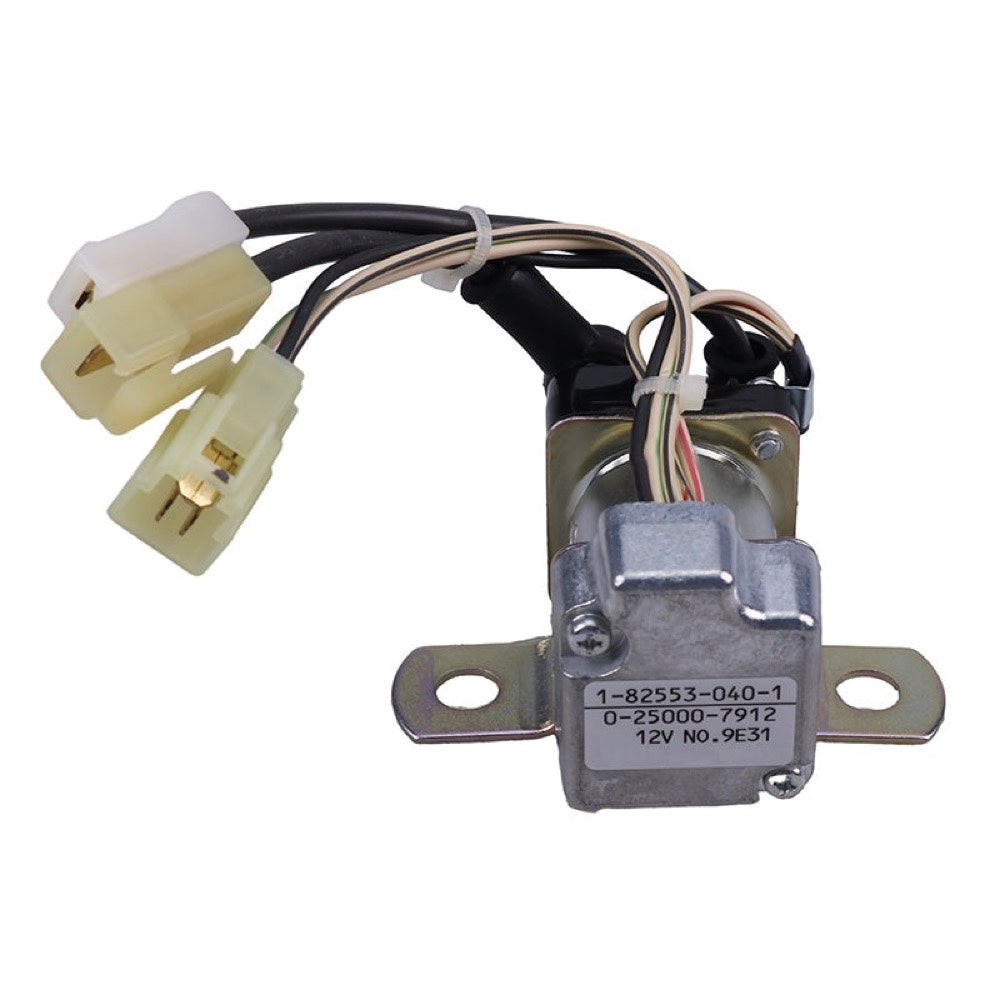 12V Relay 1-82553-040-1 0-25000-7912 1825530400 suitable for Isuzu Engine 4JJ1 4LB1 4JG1 4BG1 C240 6BD1 6SA1 3AB1 3KR2 Hitachi Excavator EX12 EX22 EX25 EX30 EX40